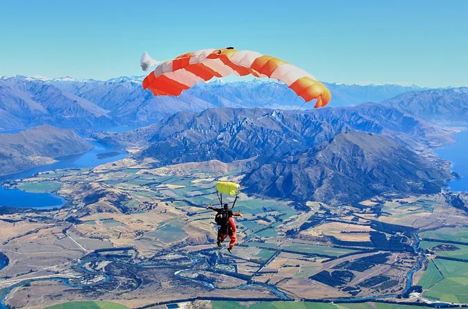 Skydive Wanaka avec transfert depuis Queenstown